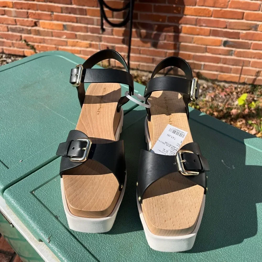 Stella McCartney Elyse Wedge Platform Sandals NWT